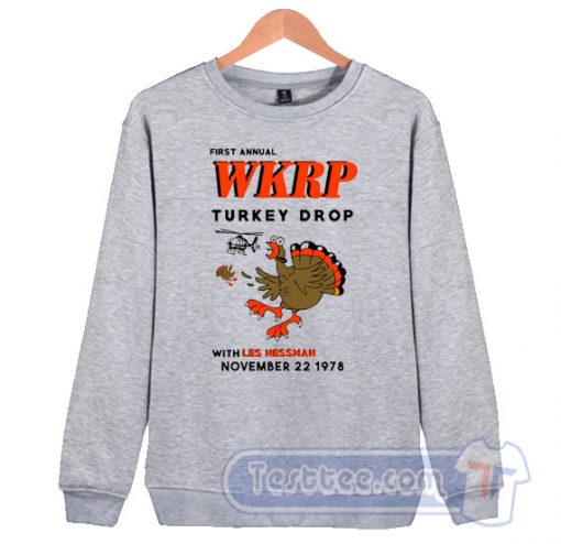 WKRP Turkey Drop With Les Nessman Sweatshirt