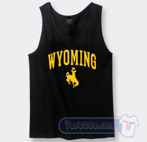 Cheap Wyoming Cowboys Kanye West Tank Top