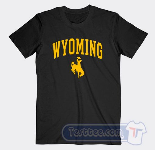 Cheap Wyoming Cowboys Kanye West Tee