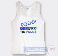 Cheap Defend Police Tank Top
