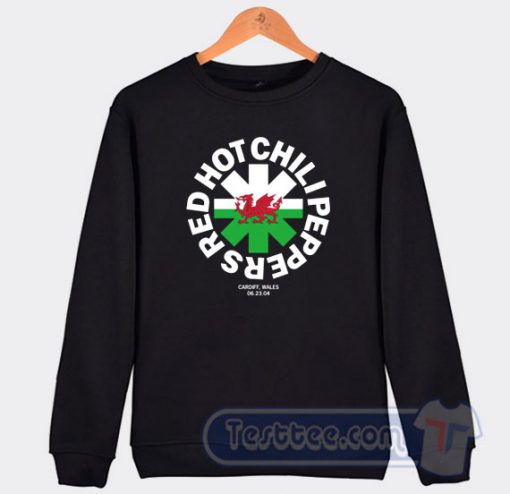 Red Hot Chili Peppers Cardiff Wales Album Sweatshirt