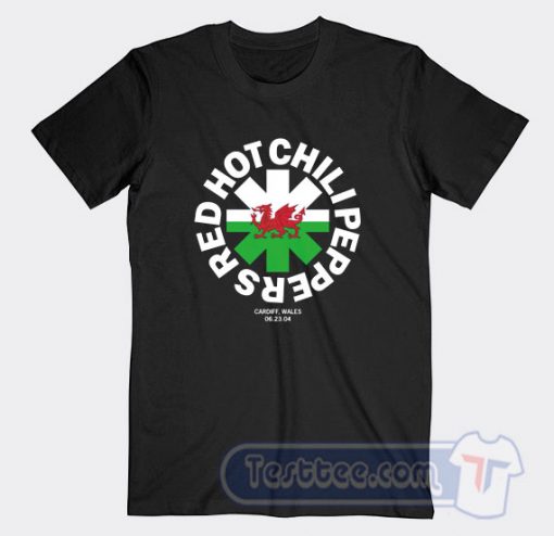 Red Hot Chili Peppers Cardiff Wales Album Tees