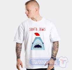 Funny Santa Jaws Christmas Tees