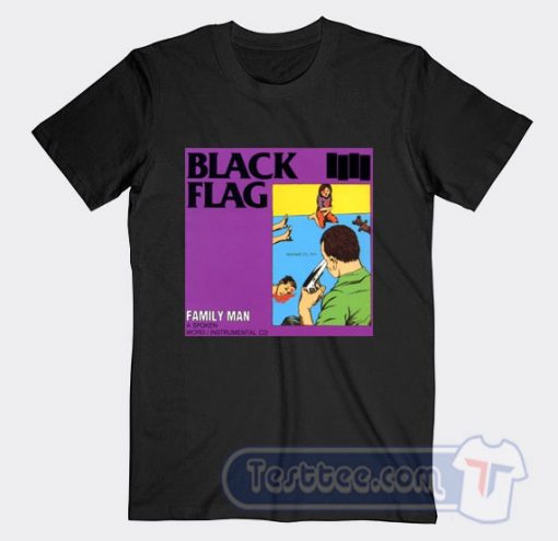 Black Flag Family Man Vintage Album Tees