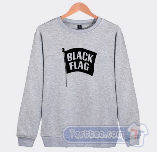 Cheap Miley Cyrus Sweatshirt Black Flag Logo