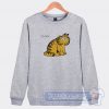 Cheap Vintage Anime Garfield 1978 Sweatshirt