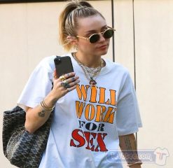 Cheap Miley Cyrus Tees Will Work For Sex