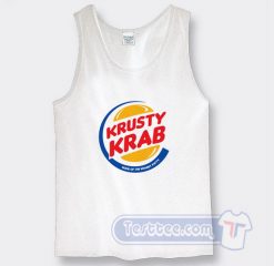 Cheap Krusty Krab Pizza Burger King Logo Tank Top