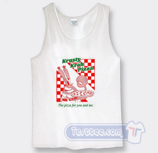 Cheap Krusty Krab Pizza Tank Top