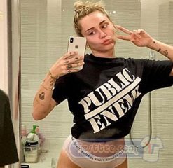 Cheap Miley Cyrus Tees Public Enemy