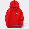 Cheap Star Trek Red Shirt Logo Hoodie