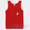 Cheap Star Trek Red Shirt Logo Tank Top