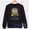 Cheap Whoopi Goldberg Minion Thug Life Sweatshirt