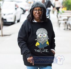 Cheap Whoopi Goldberg Minion Thug Life Sweatshirt