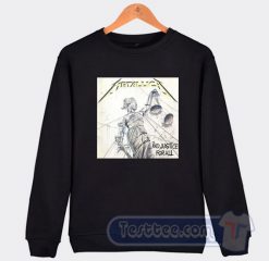 Cheap Vintage Metallica And Justice For All Sweatshirt