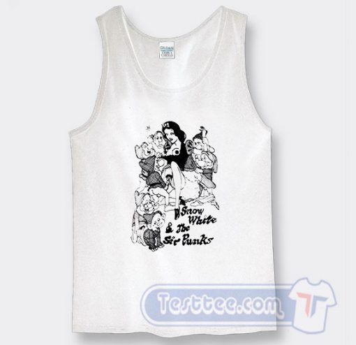 Cheap Vintage The Sir Punk And Snow White Tank Top