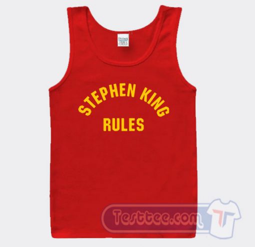 Cheap Stephen King Rules Tank Top