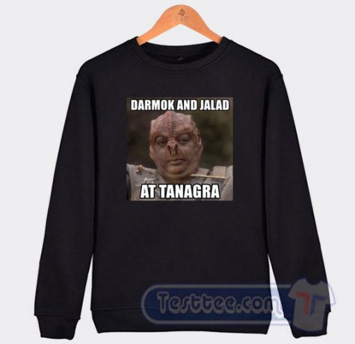 Cheap Vintage Darmok And Jalad At Tanagra Sweatshirt