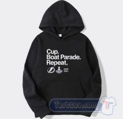 Cheap Cup Boat Parade Repeat Hoodie