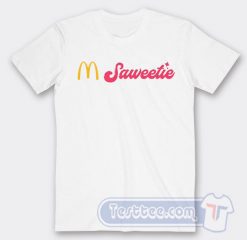 Cheap McDonald's X Saweetie in Latest Celeb Meal Logo Tees