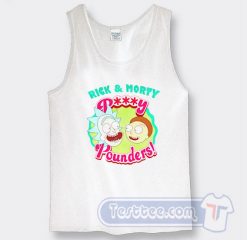 Cheap Rick and Morty Pussy Pounders Tank Top