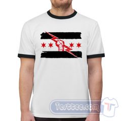 Cheap CM Punk Best in The World Ringer Tees