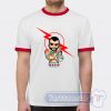 Cheap CM Punk Cartoon Best in The World Ringer Tees