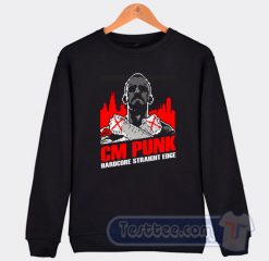 Cheap CM Punk Hardcore Straight Edge Sweatshirt