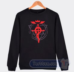 Cheap FullMetal Alchemist Brotherhood Flamel Cross Sweatshirt