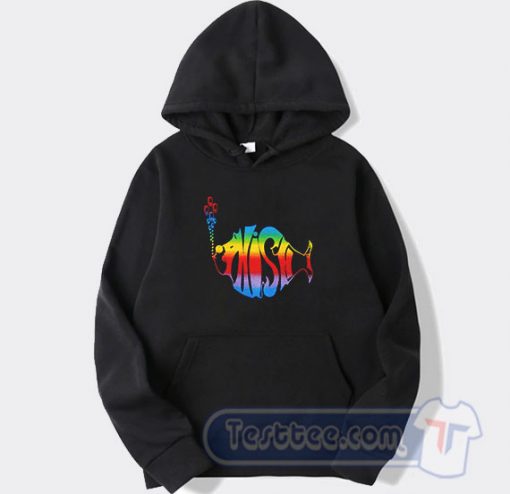 Cheap Phish Logo Classic Rainbow Hoodie