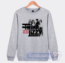 Cheap Thin Lizzy The Boys Are Back Live In Chicago 1976 Sweatshirt