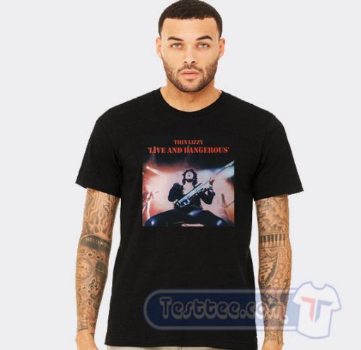 Cheap Thin Lizzy Live And Dangerous Tees