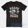 Cheap Beach Peach Tees