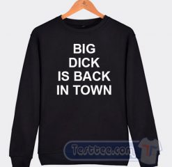 Cheap Big Dig Is Back In Town Sweatshirt