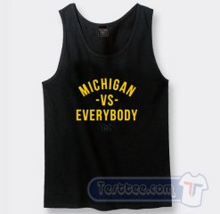 Cheap Michigan Vs Everybody Tank Top