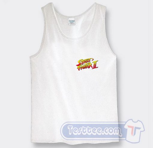 Cheap Street Fighter II Logo Tank Top