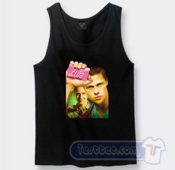 Cheap Vintage 1999 Fight Club Movie Poster Tank Top