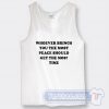 Cheap Whoever Brings You The Most Peace Tank Top