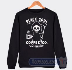 Cheap Black Soul Coffee Co Sweatshirt