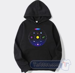Cheap Coldplay Tour Music Of The Spheres Logo Hoodie