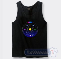 Cheap Coldplay Tour Music Of The Spheres Logo Tank Top