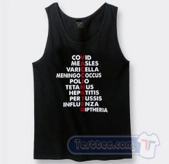 Cheap Covid Vaccinated All Disease Tank Top
