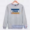 Cheap Diva Credit Card Visa Parody Sweatshirt