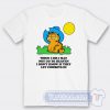 Cheap Garfield When I Die I May Not Go To Heaven Tees