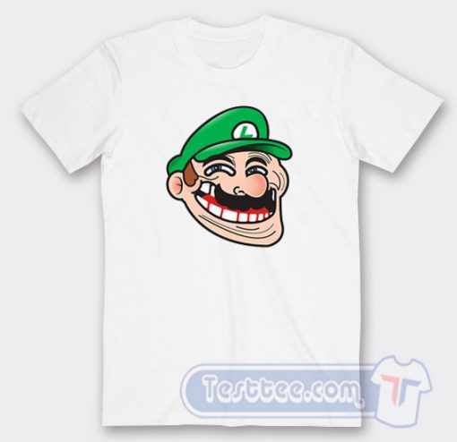 Cheap Luigi Evil Face Tees