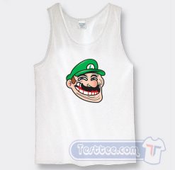 Cheap Luigi Evil Face Tank Top