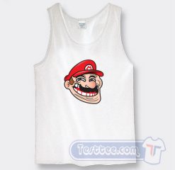 Cheap Mario Evil Face Tank Top