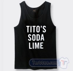 Cheap Tito's Soda Lime Tank Top