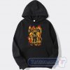 Cheap Vintage Death Row records Flame Hoodie