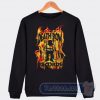 Cheap Vintage Death Row records Flame Sweatshirt